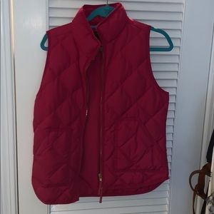 Hot pink j.crew vest